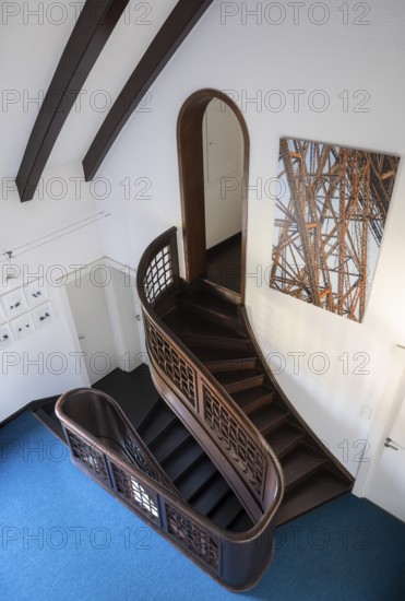 Former Steinert House, built in 1929 by Hans Poelzig, staircase