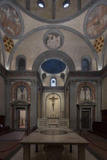 Florence, Firenze, San Lorenzo, First church building of the Renaissance, Old Sacristy, built
