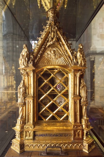 Machabean shrine (around 1520-1527) in the south transept, detail, St., Saint, Saint