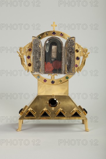 Leonhard's reliquary, 1955, Goldsmith's art and textile art from the 16th to the 20th century, St.,