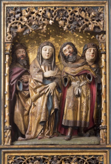 Lübeck, St Mary's Church, winged altar by Christian Swarte, ca. 1495