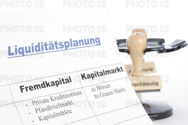 Financial planning, debt capital, equity capital, capital market, financing, tax estimate, stamp