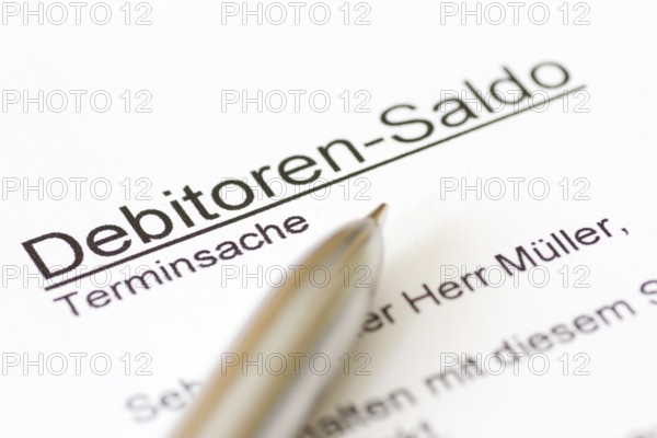 Debtor balance, personal insolvency, bankruptcy, ruin, money problems