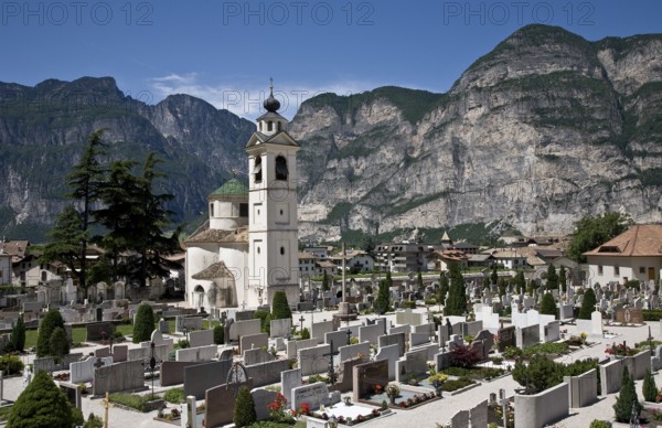 Italy S-Tyrol Salurn Cemetery m Chapel