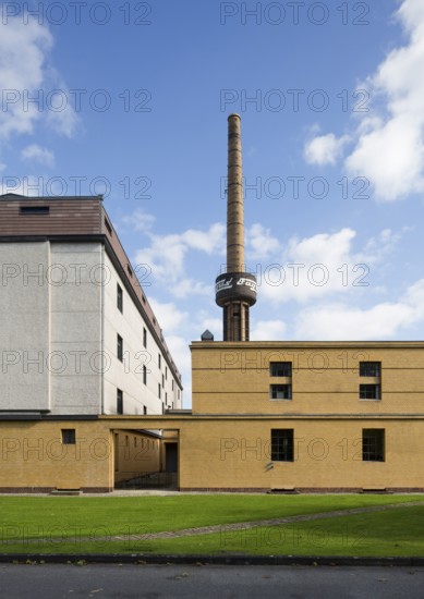 Built 1911-1915 by Walter Gropius and Adolf Meyer, timber warehouse on the left, drying house on