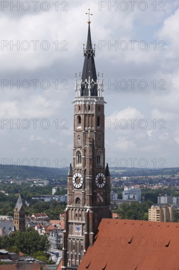 View from Trausnitz Castle, Tower, St., Saint, Saint