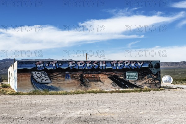 E.T. Fresh Jerky Shop, Extraterrestrial Highway, Rachel, Nevada, USA, North America