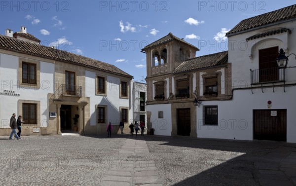 Cordoba, Plaza Maimonides to the south-east. Jewish quarter