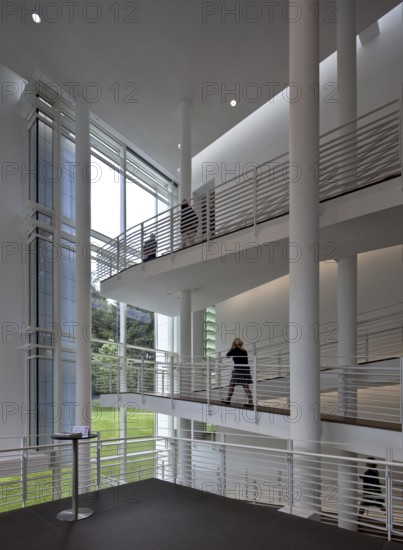 Architect Richard Meier, opened in 2004, vestibule