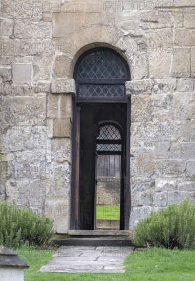 Bradford-on-Avon, Anglo-Saxon village church of St Lawrence, south portal