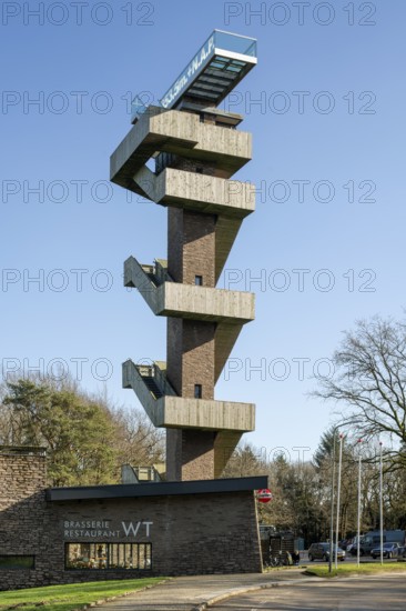Vaals, Vaalserberg, Wilhelmina Tower, observation tower at the border triangle on the Dutch side
