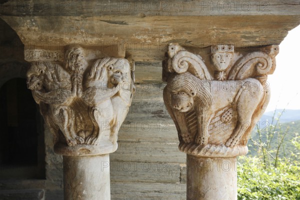 Capitals in the cloister, 12th century, St., Saint, Saint