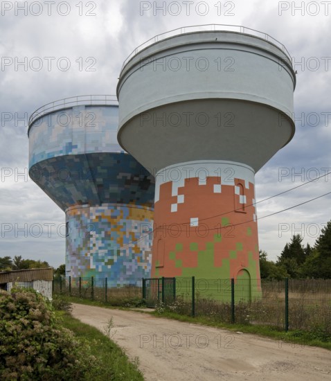 Built in the early and mid 20th century, modern colour scheme in the early 21st century