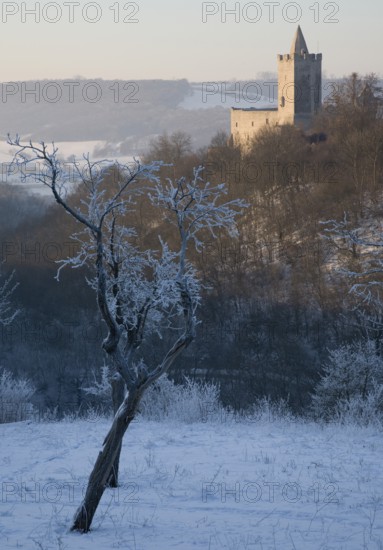 Rudelsburg Castle, Winter