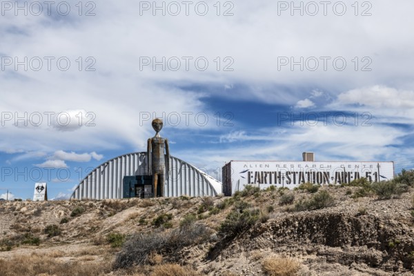 Alien Research Centre, Earth Station Area 51, Rachel, Extraterrestrial Highway, Nevada, USA, North
