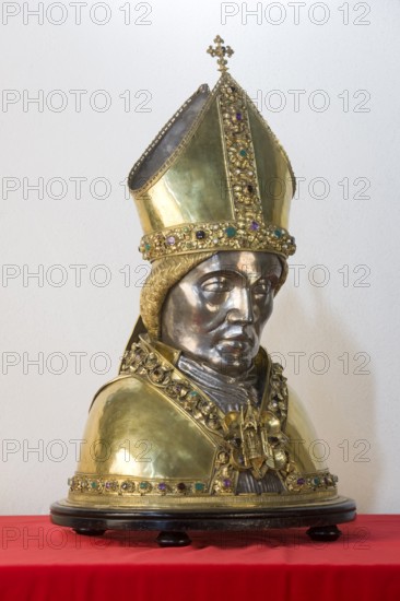 Reliquary bust of St Adalbert, St, Saint, Saint