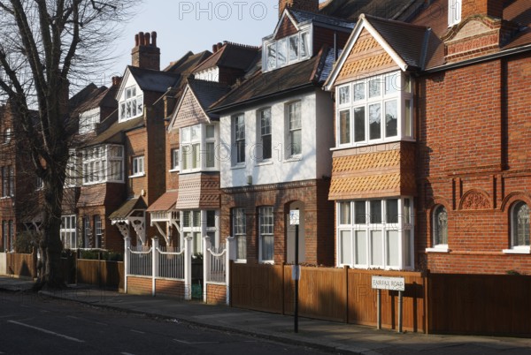 The world's first garden city, built from 1875 by Edward William Godwin and from 1877 by Richard