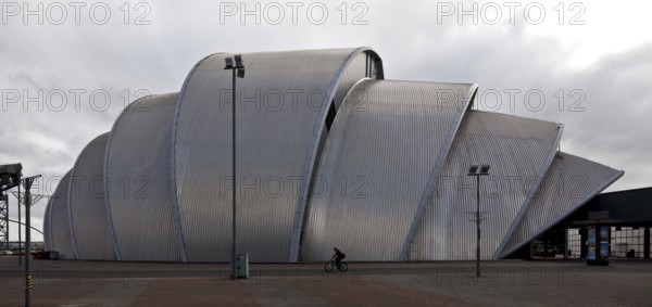 Glasgow Clyde Auditorium, concert hall, architect Sir Norman Foster, completed in 1998, called