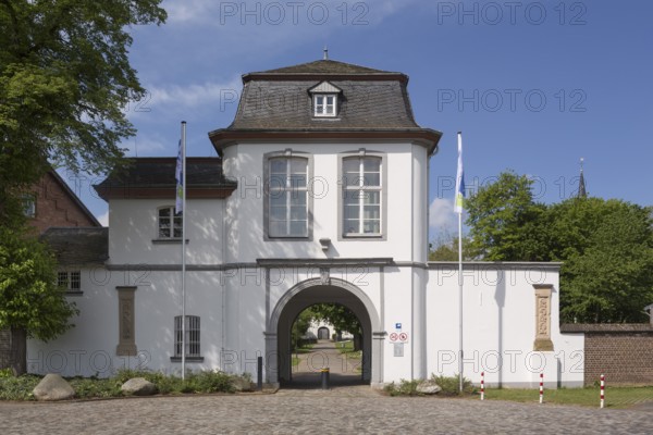 Brauweiler near Pulheim, Abbey, Tor tor to the monastery complex, field side