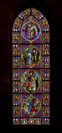 Strasbourg Cathedral, Cathédrale Notre-Dame de Strasbourg, Window of the north transept, Right