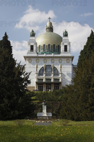 Vienna, Church at Steinhof, built 1905-1907 by Otto Wagner