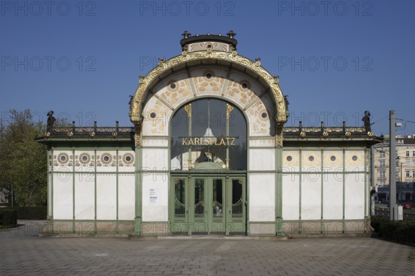 Vienna, Wagner Pavilion on Karlsplatz