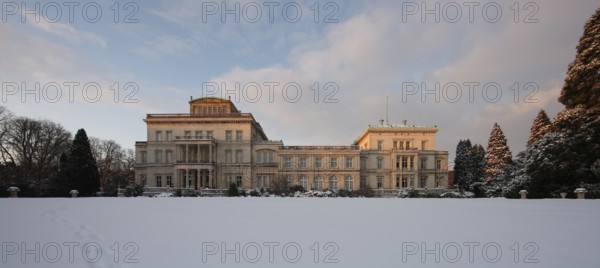 Essen, Villa Hügel in the snow