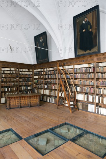 Scharbausaal, dormitory of the Franciscan monks, remodelled in 1618 - 1619 and furnished with