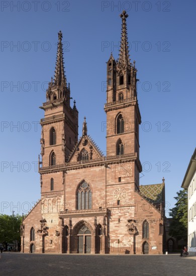 Basel, Cathedral (Basel Minster), west façade