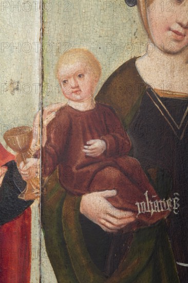 Annen Shrine, Lübeck late 15th/early 16th century, holy clan, depictions of children, St., Sankt,
