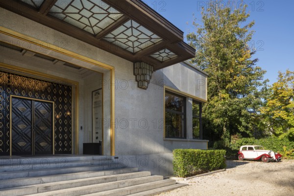 Brussels, Bruxelles, Villa Empain or hôtel Empain, built from 1930 to 1935 by Michel Polak, seat of