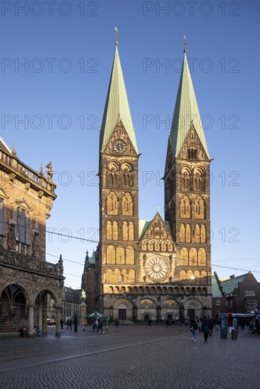 Bremen, St Peter's Cathedral, Petridom, west façade