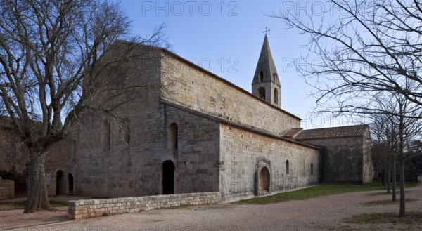 Cistercian monastery founded in 1146, church from south-west, St., Sankt, Saint