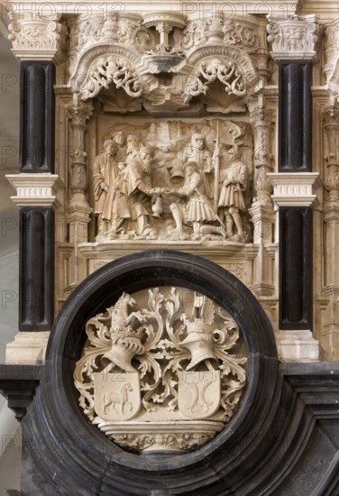 Lettner, donated by the Hackeney family, east side, St., Sankt, Saint