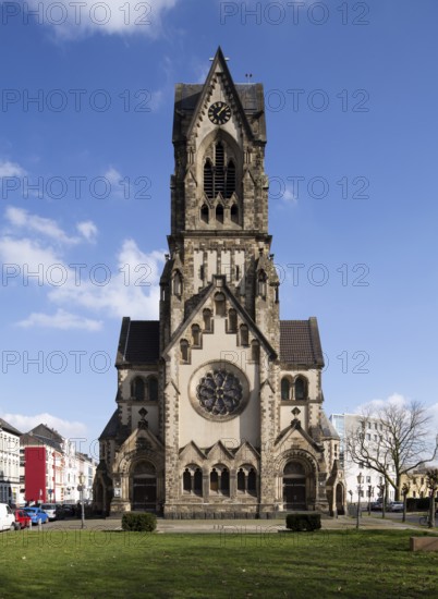 Built in 1902/1904 by Prof. Eduard Arnold, west façade, St., Sankt, Saint