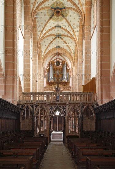 View to the west from the choir, St., Sankt, Saint