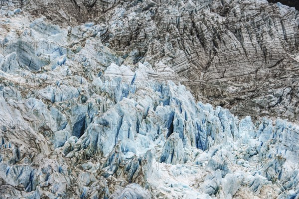 Pia Glacier, Cordillera Darwin, north-east foothills of the Beagle Channel, Tierra del Fuego,