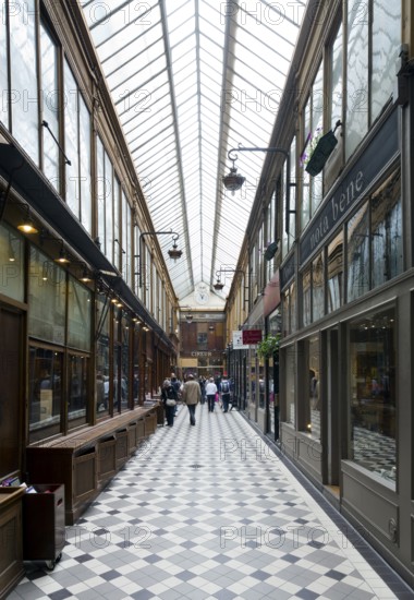 Covered shopping arcade