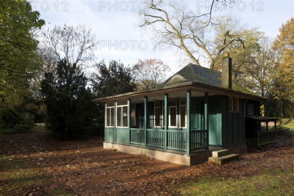 Built between 1928 and 1930 by Ludwig Mies van der Rohe as a residential building, garden house of