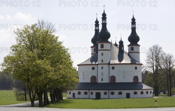 Waldsassen Holy Trinity Church Kappl. Pilgrimage church built in 1689 by architect Georg