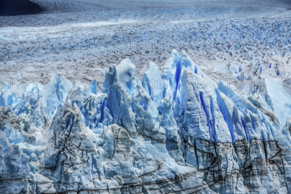 Perito Moreno Glacier, glacier tongue, glacier break, Los Glaciares National Park, Santa Cruz,