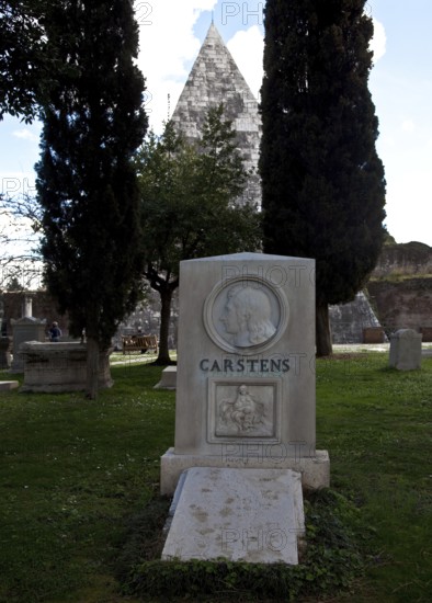 Tomb of Jacob Asmus Carstens, classicist painter from Schleswig 1754-1798