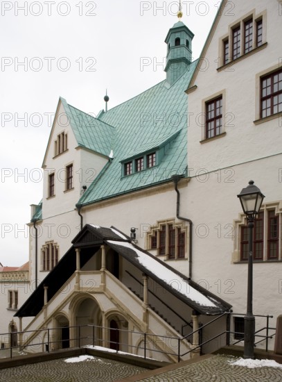 Town hall, outside staircase