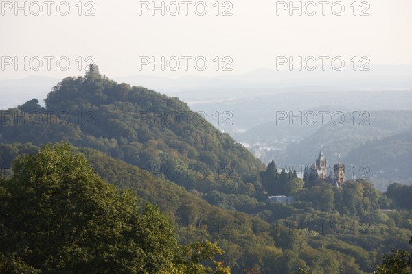 Königswinter, Drachenburg Castle and Drachenfels Castle