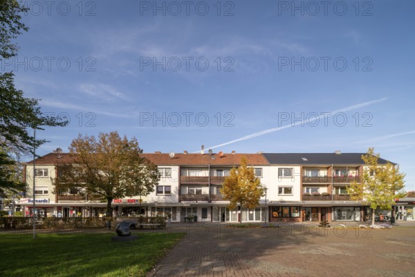 Krefeld, Gartenstadt district, business centre, built 1955-1963, district planning by Kuno