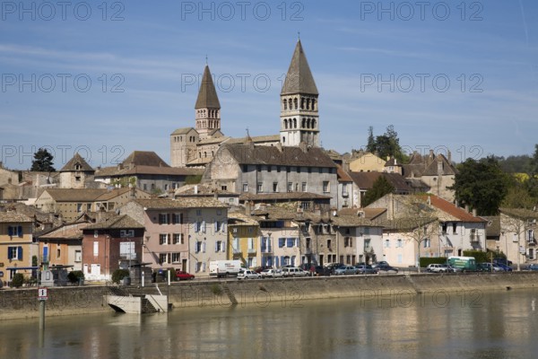 View from the south, city view over the Saone, St., Sankt, Saint