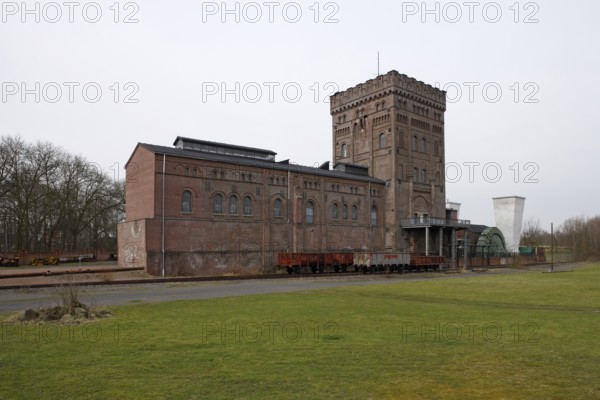 Malakow tower above shaft 1 and the attached hoisting machine building