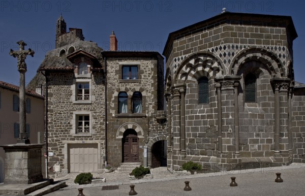 Chapel Saint-Clair from the south, top left Chapel Saint-Michel, St., St., Saint
