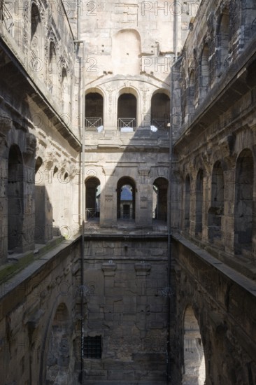 Interior of the church of the medieval Simeonstift, 11th century, St., Sankt, Saint