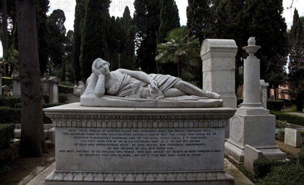 Tomb of D. P. Cockburn, Scottish soldier 1829-1850